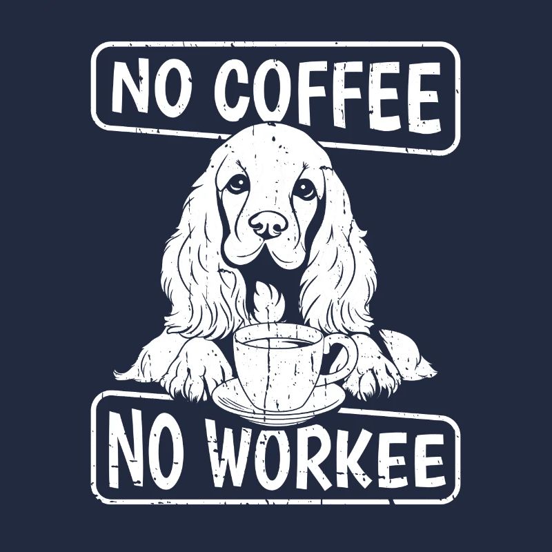Kaffee Cafe Cocker Spaniel Hund