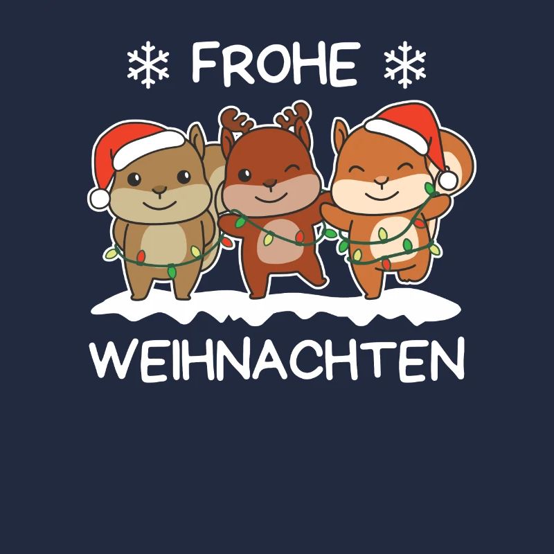 Frohe Weihnachten Eichhörnchen Heiligabend