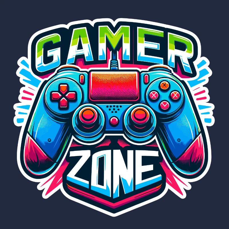 Gamer Zone - Controller Illustration