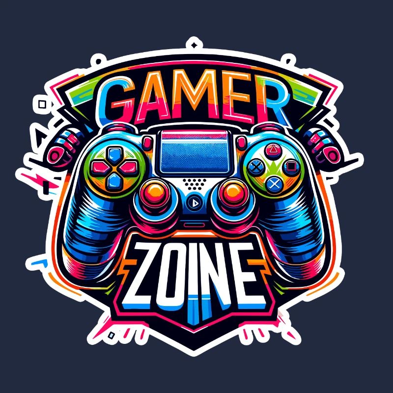 Gamer Zone - Controller Illustration
