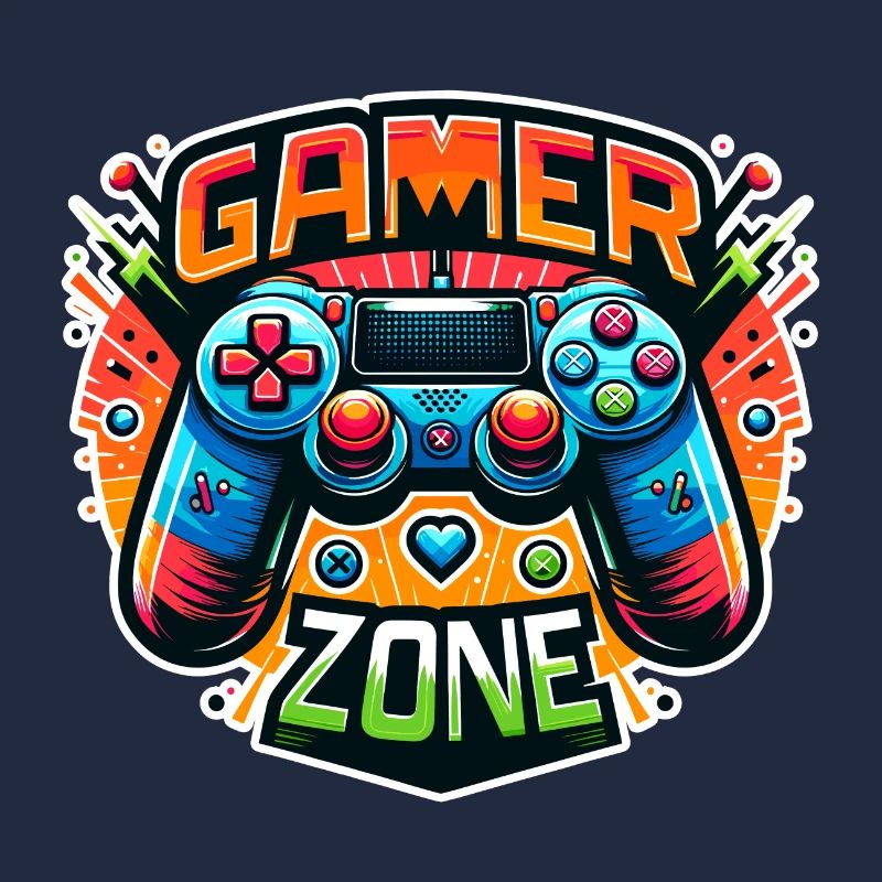Gamer Zone - Controller Illustration