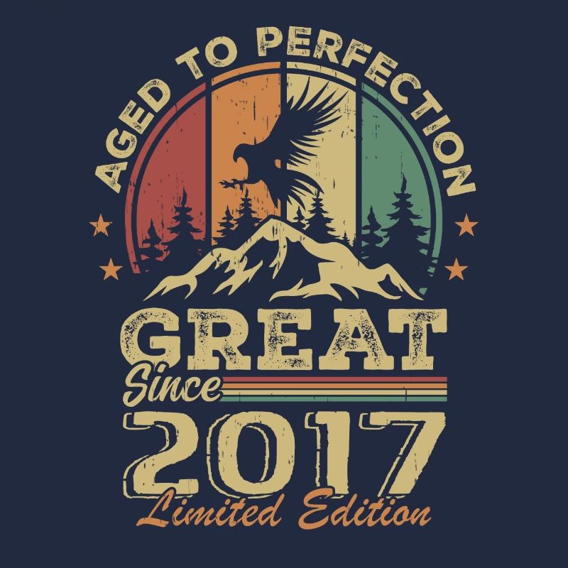 Vintage Geburtstag 2017 - Retro Geschenkidee 2017