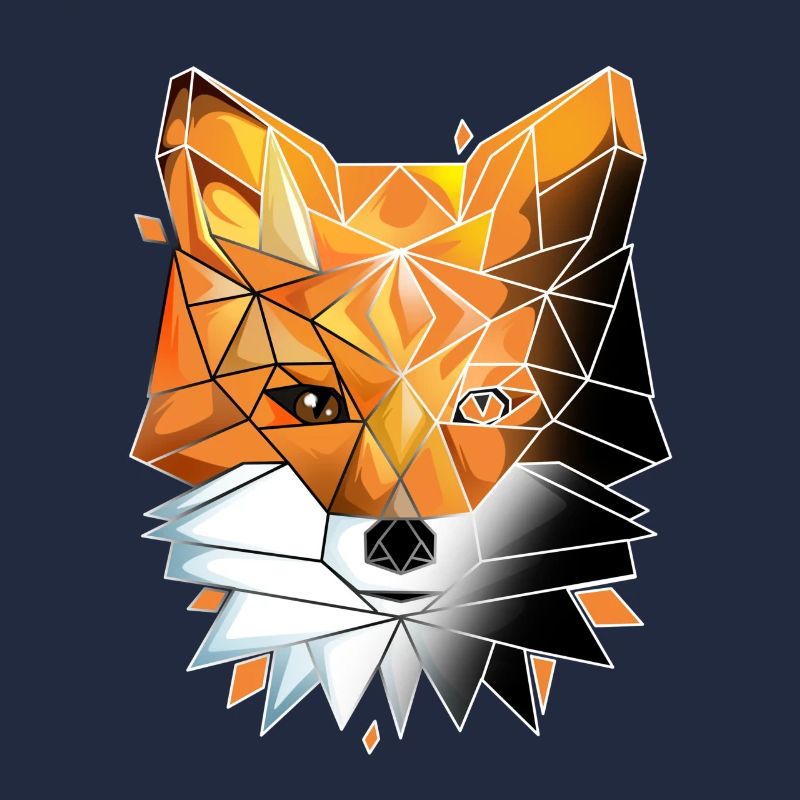 Geometric Fox Lover Math Geometry
