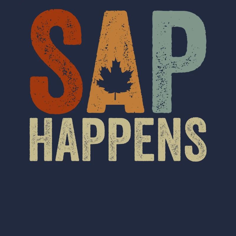 Maple Syrup Tree Tapping Funny Autumn