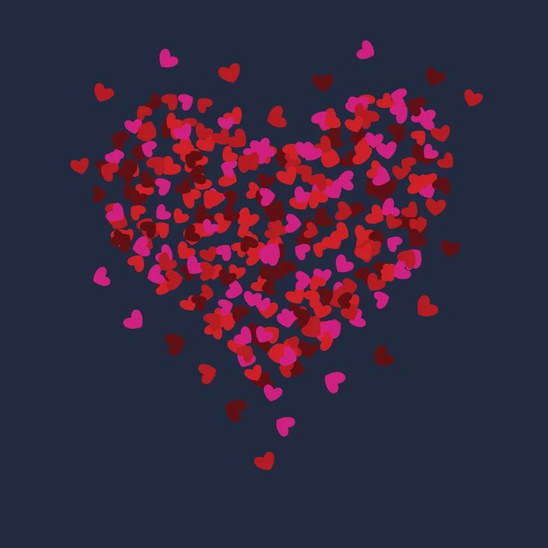 Saint-Valentin petits coeurs bombe aérosol