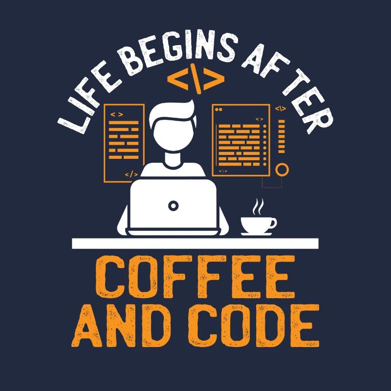 Kaffee-Codierung Programmierer Programmierer Entwickler Nerd Coff