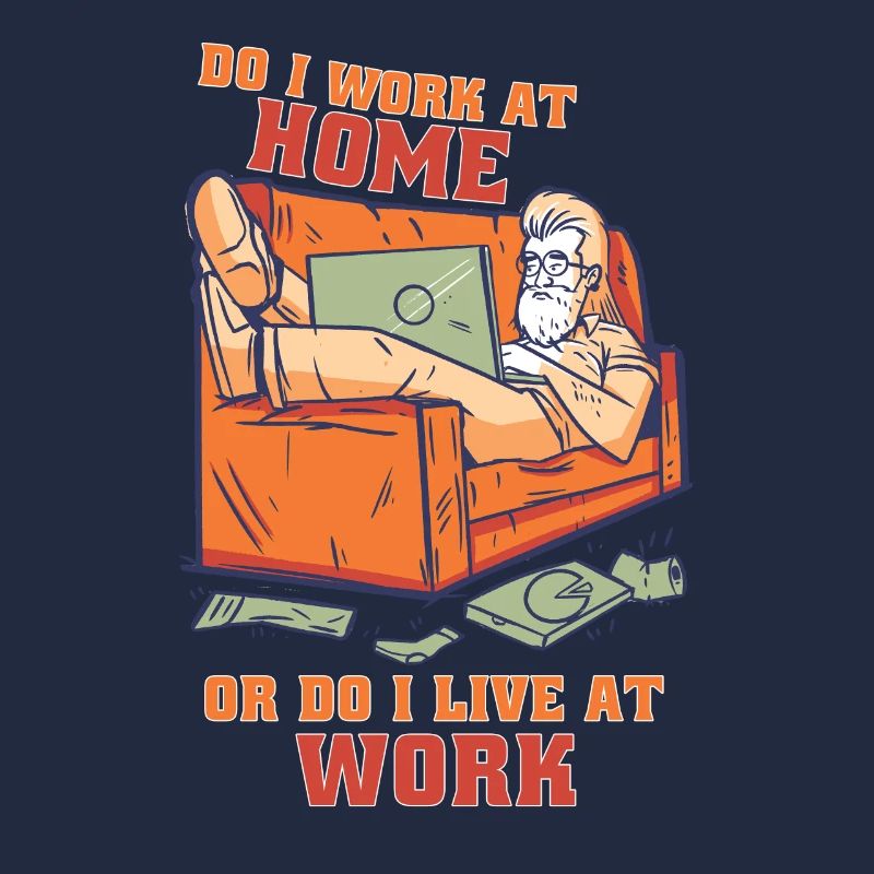 Arbeite Ich Zu Hause Oder Lebe Ich Bei Der Arbeit