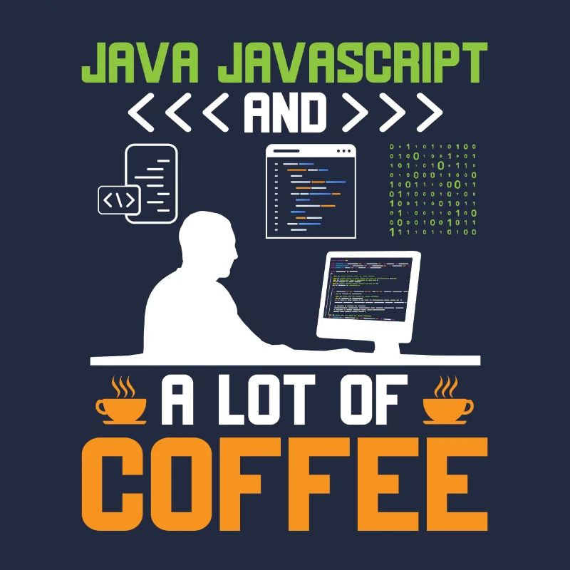 Kaffee-Codierung Programmierer Programmierer Entwickler Nerd Coff