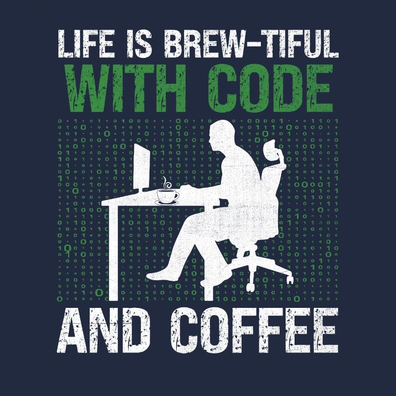 Kaffee-Codierung Programmierer Programmierer Entwickler Nerd Coff