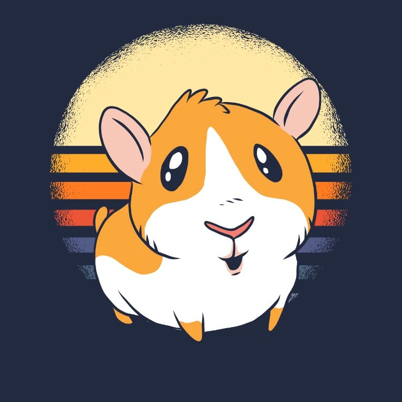 Cochon d’Inde rétro