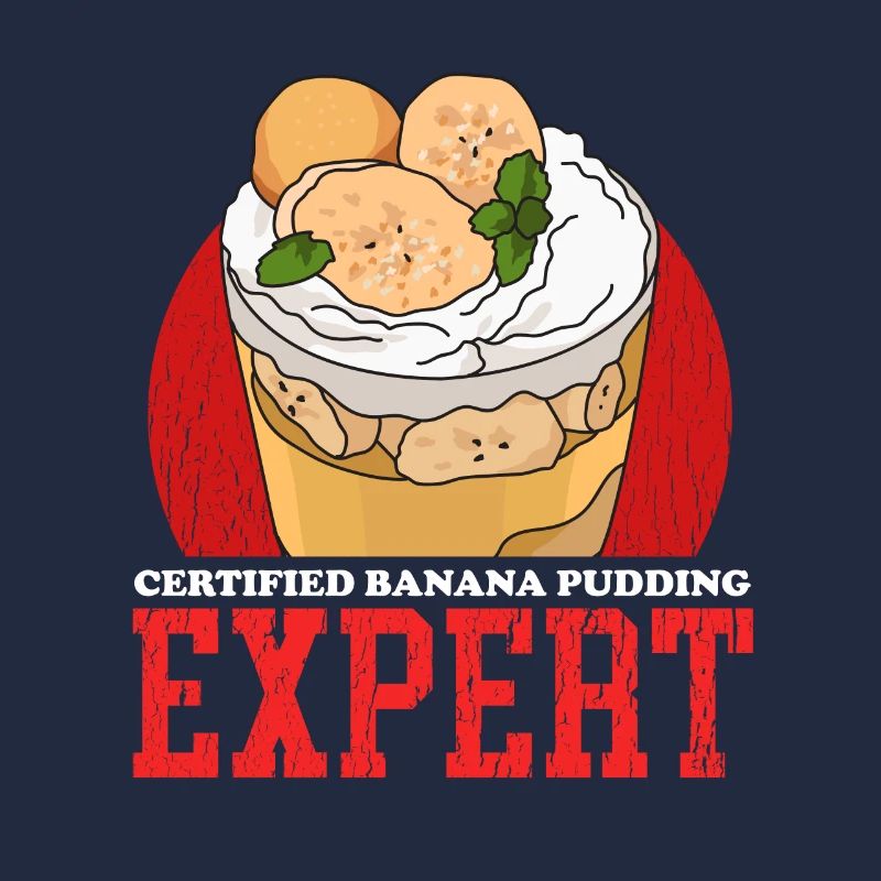 Bananenpudding | Bananen Pudding Geschenk