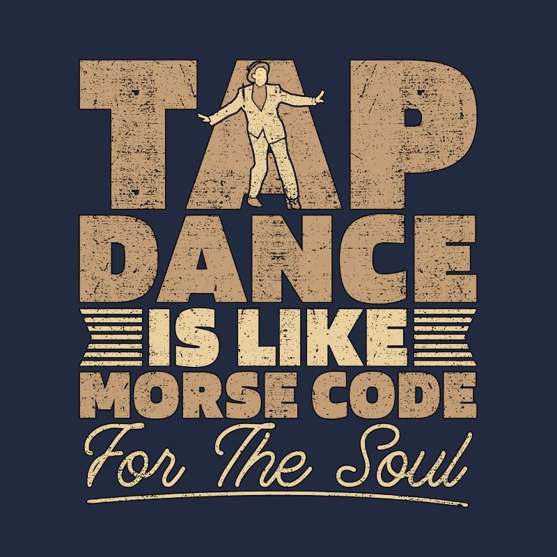 Les claquettes, c’est comme la danse en code Morse, le danseur de claquettes