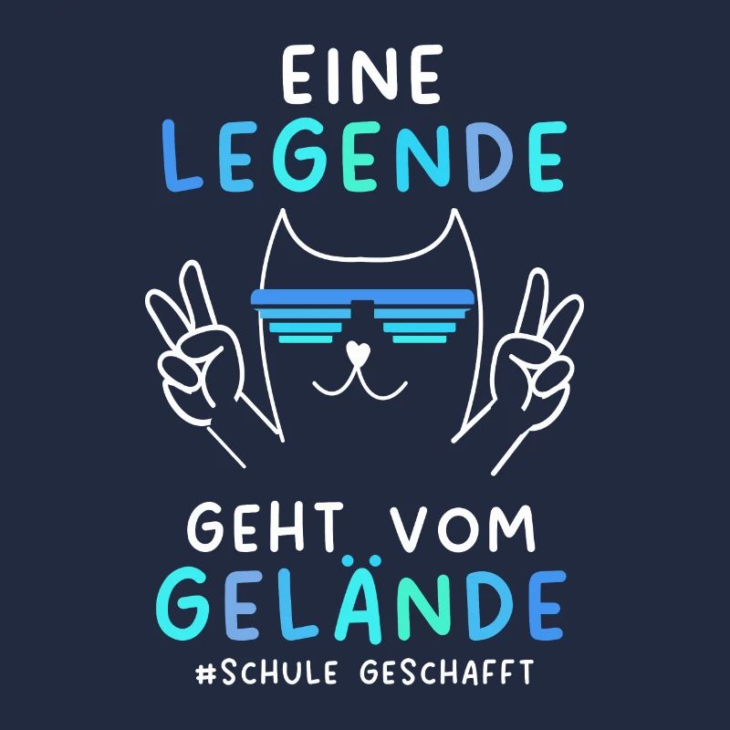Schule Geschafft Schulabsolvent Schulabgänger 2024