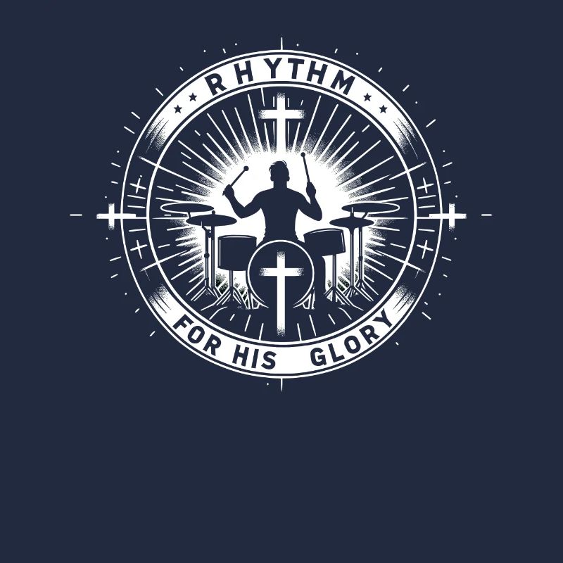 Drum Player Jesus Drum set Pick Jesus Drums Player