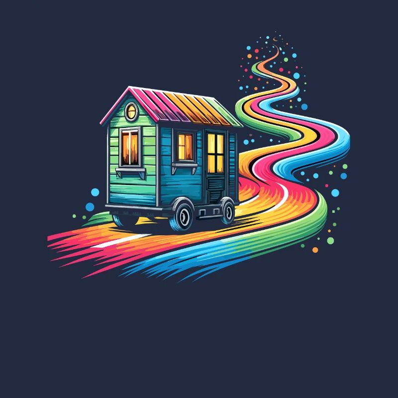 Rolling Tiny House Minimalistischer Lebensstil