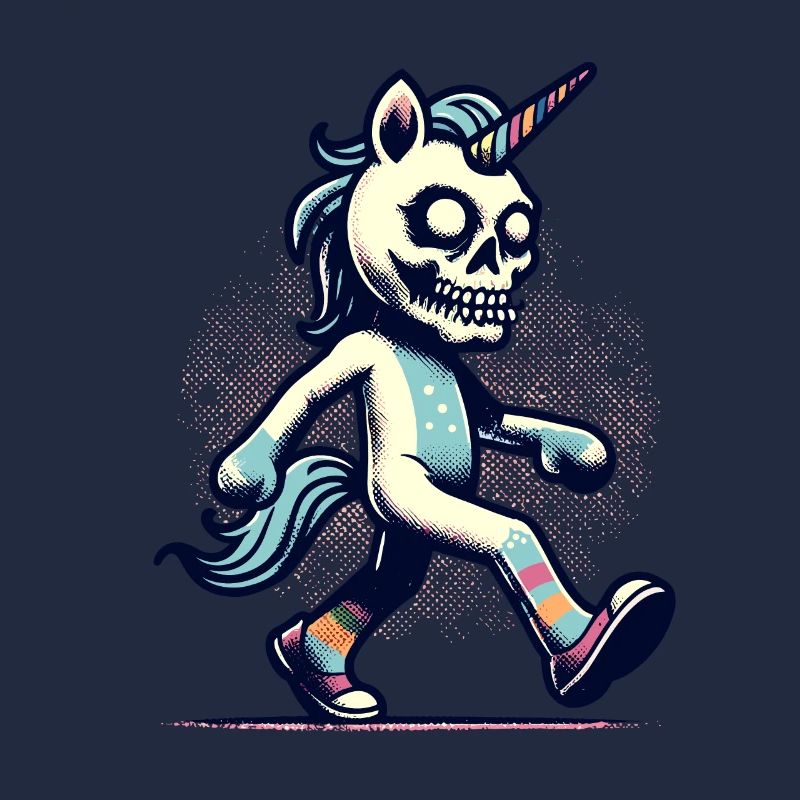 Zombie Einhorn Undead Mystical Creature