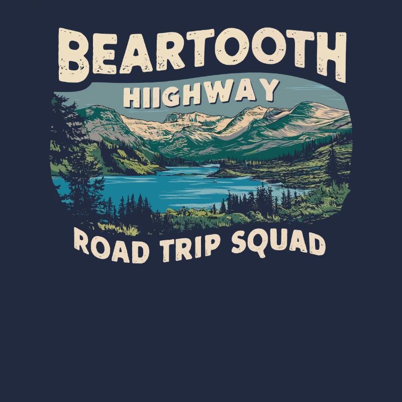 Escouade de road trip sur l’autoroute Beartooth