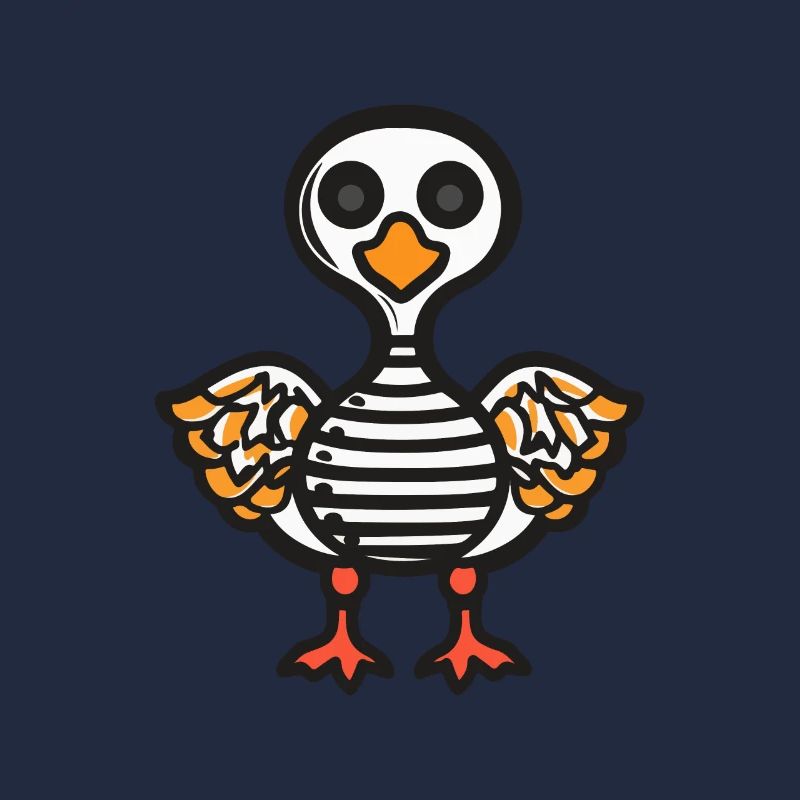 Gans Halloween Comic Lustig