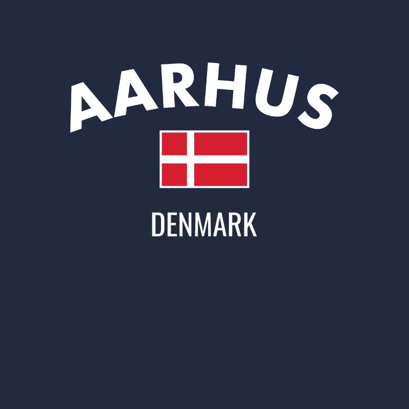 Aarhus Denmark Danish flag Proud Dane