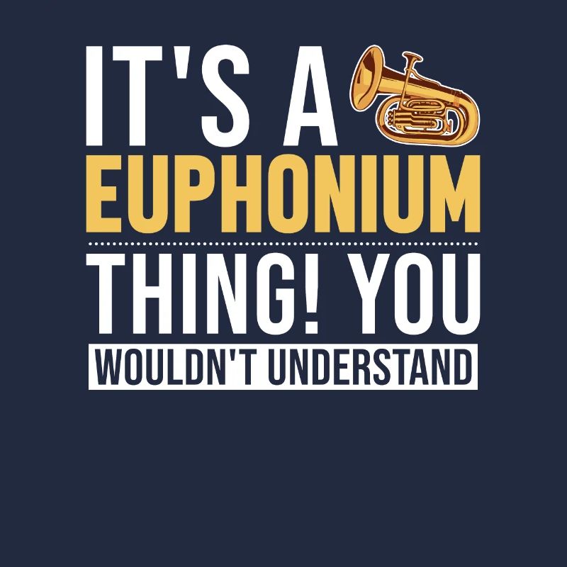Es ist ein Euphonium Thing Instrument Euphonist
