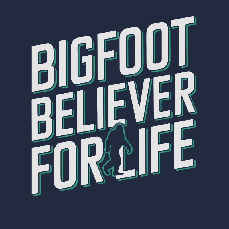 Bigfoot croyant Sasquatch Cryptide Créature de la forêt