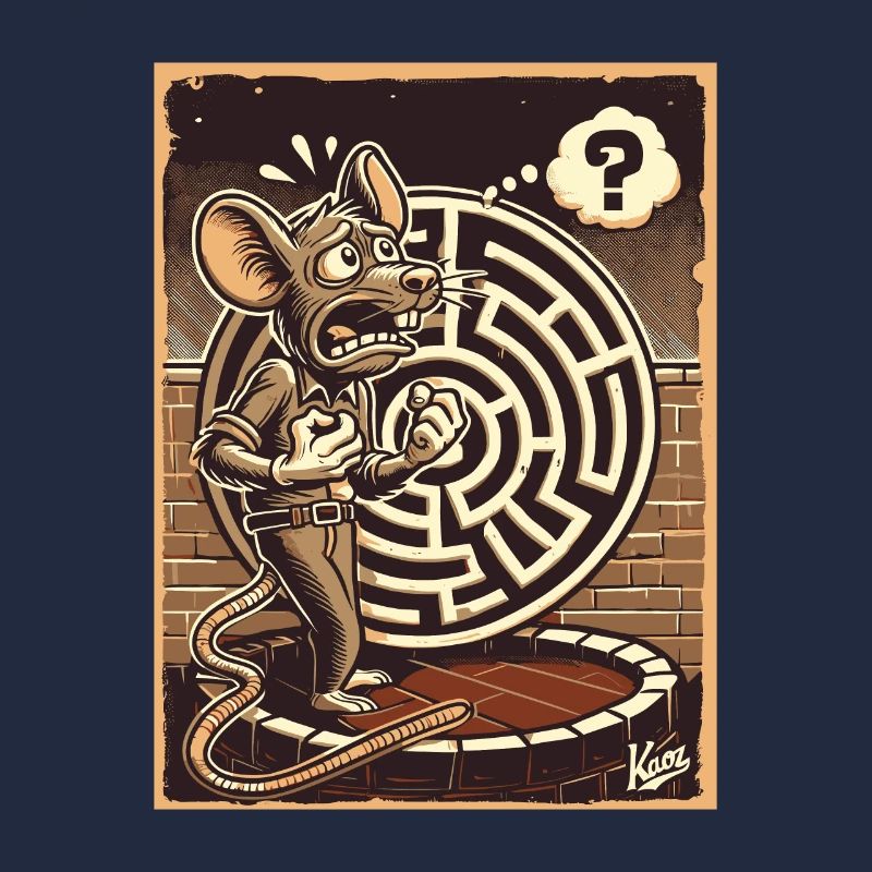 Pas d’issue, un labyrinthe et un rat perplexe