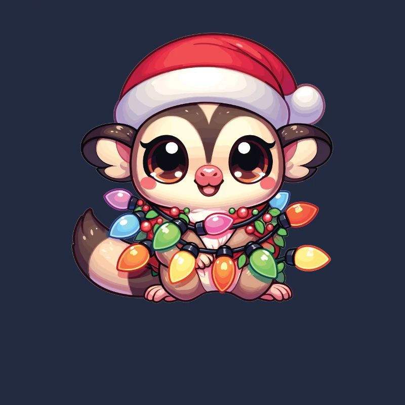 Christmas String Lights Sugar Gliders