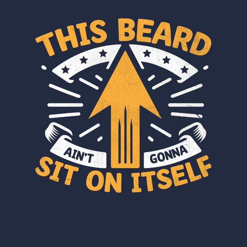 Dieser Bart wird nicht auf sich selbst sitzen Gesichtsbehaarung