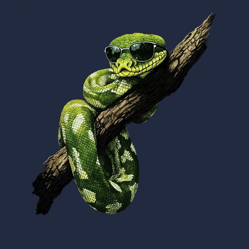 Green Tree Python Snakes Lover Terrarium