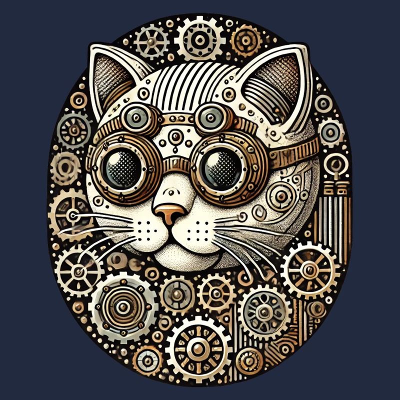 Steampunk Kätzchen Katze