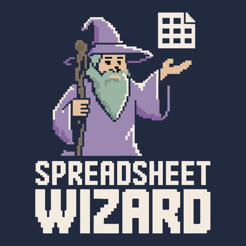 Tabellenkalkulations-Assistent Lustiger Controller Buchhalter