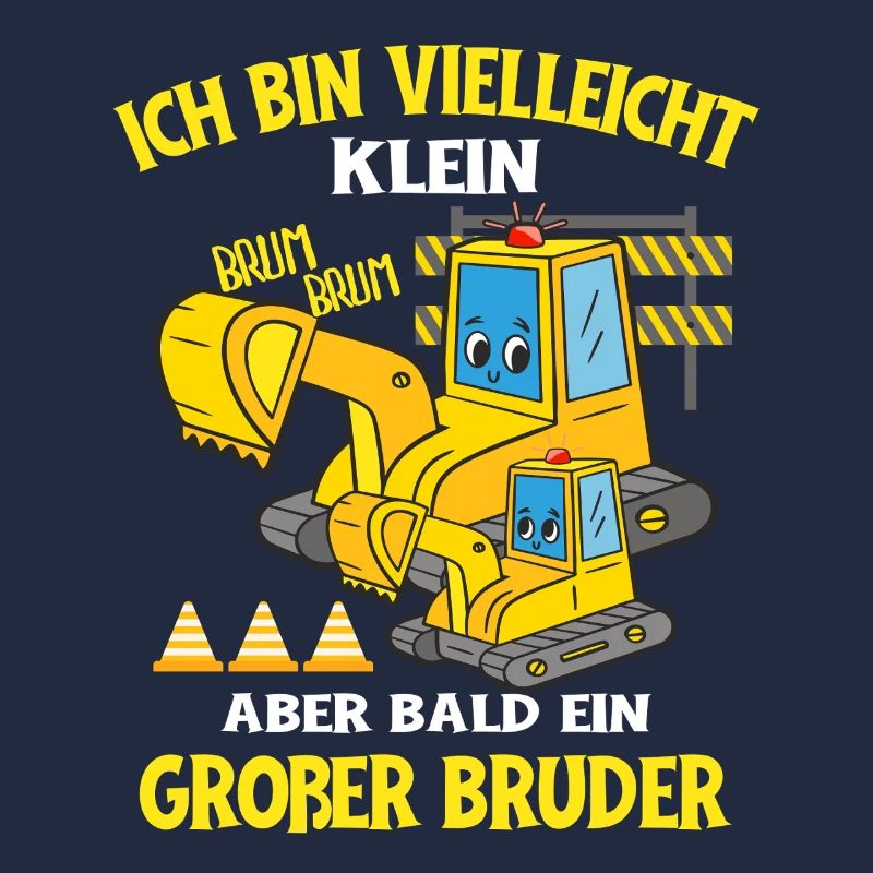 Ich bin bald ein Großer Bruder Bagger