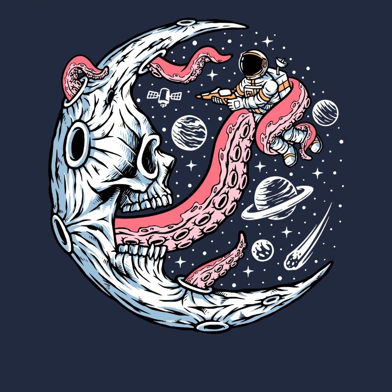 Space Battle with Alien Tentacles