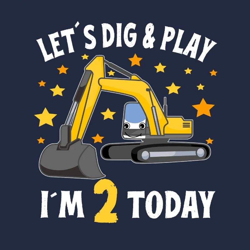 2. Geburtstag Junge 2. Geburtstag Bagger