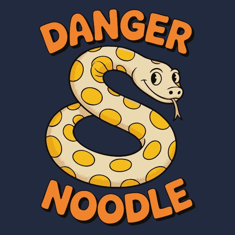 Danger Noodle - Conception de serpent amusante