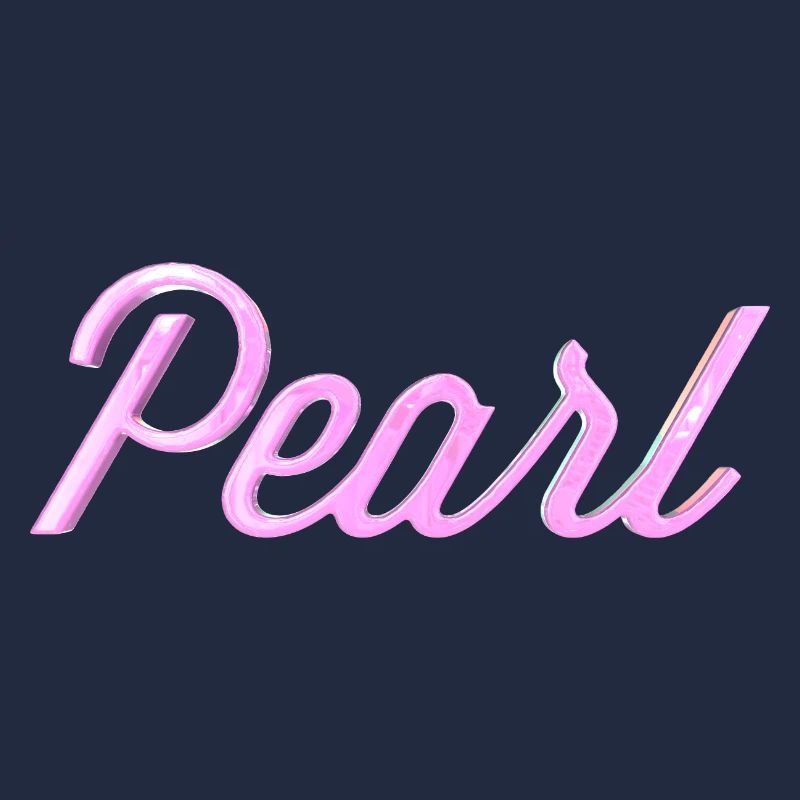 Pearl Stylized Text