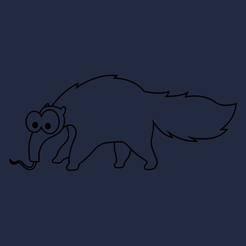 Ameisenbär Comic Tier