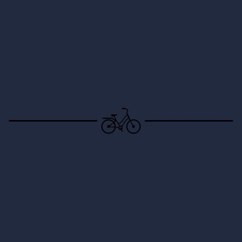 Ligne d’icône de vélo