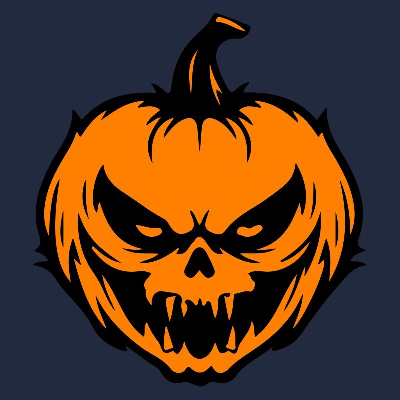 Grimace de citrouille Halloween