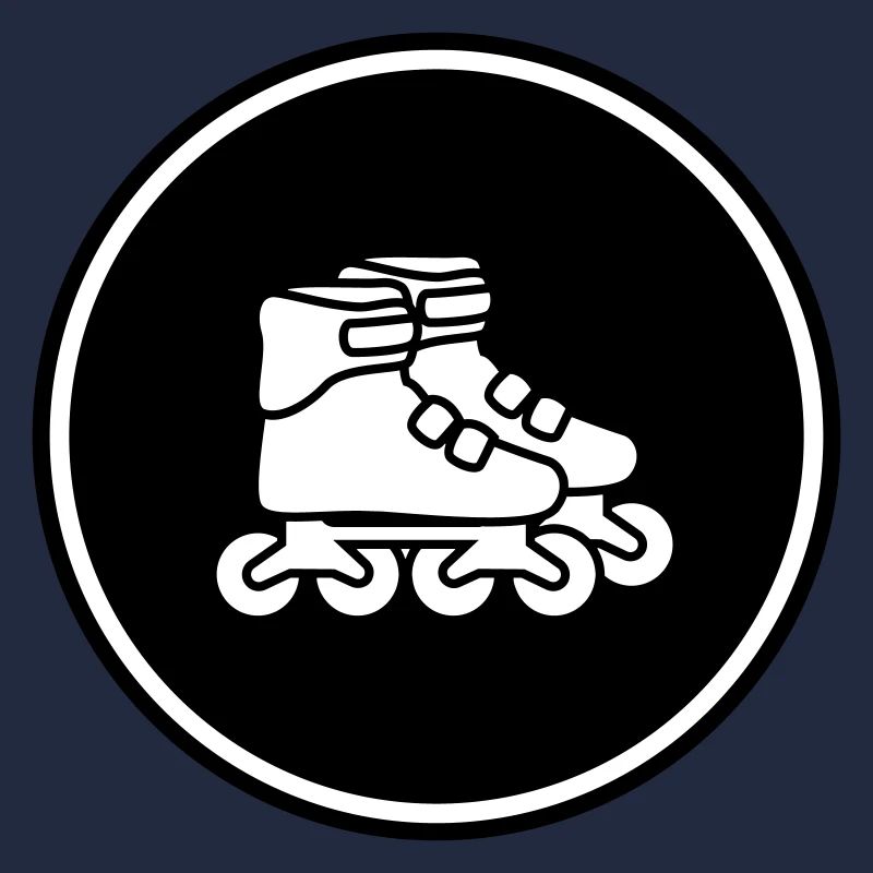 Inline skates symbol