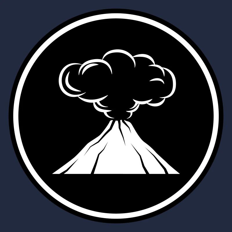 Vulkan icon symbol