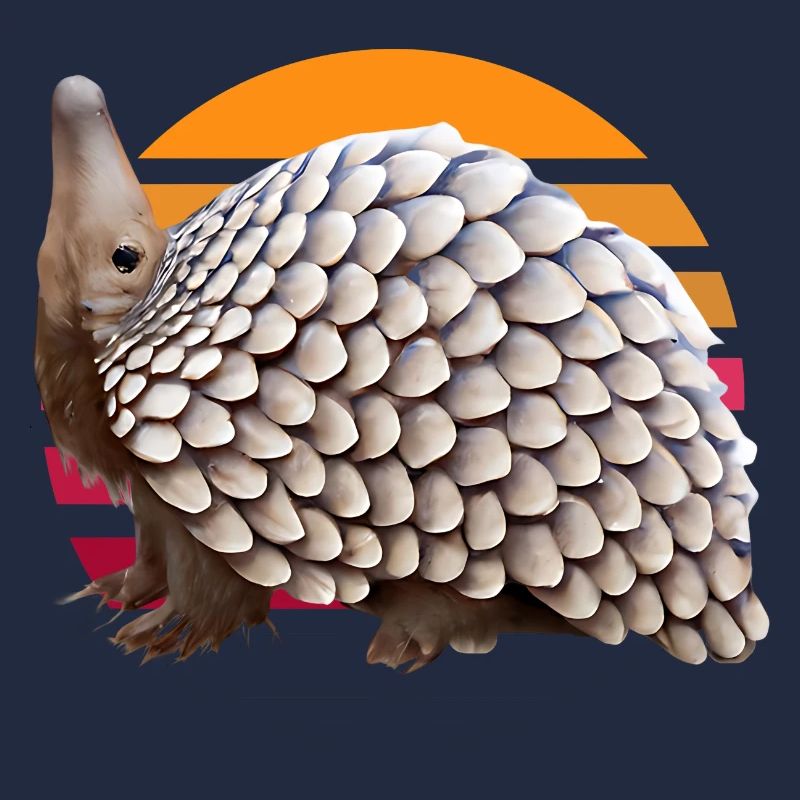 Conception de pangolin mignon