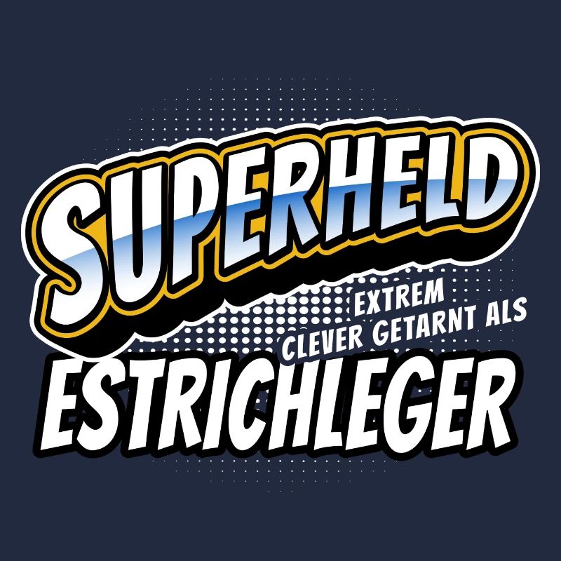 Superheld, clever getarnt als Estrichleger