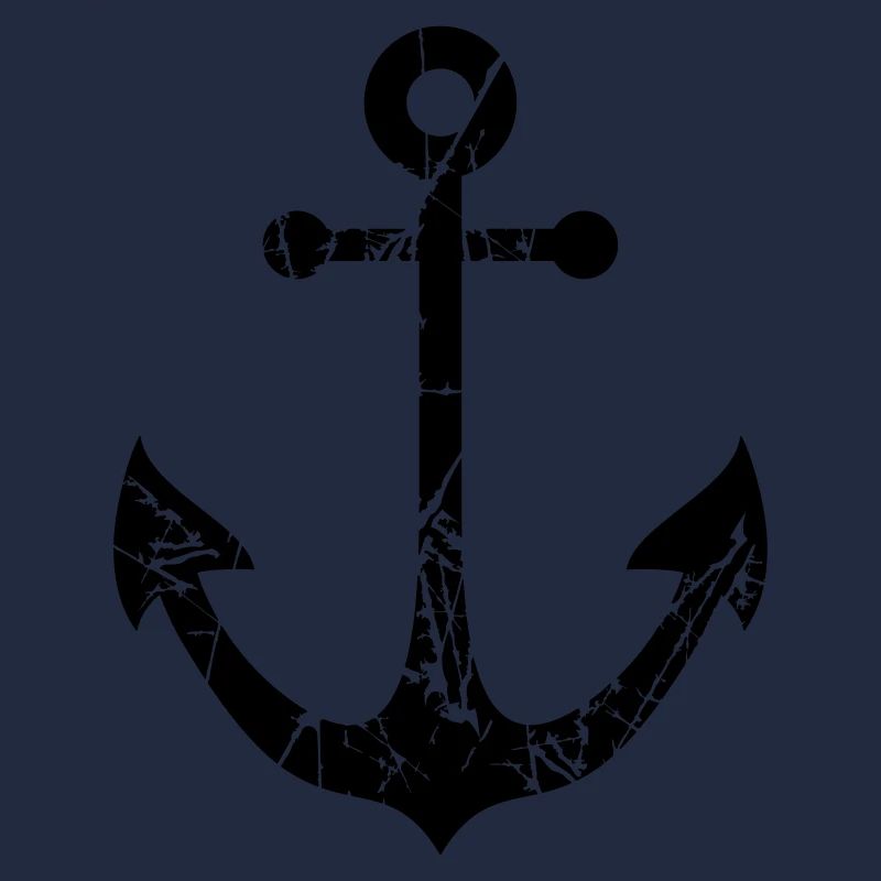 fissures grattage ancre bateau bateau nager mer mat