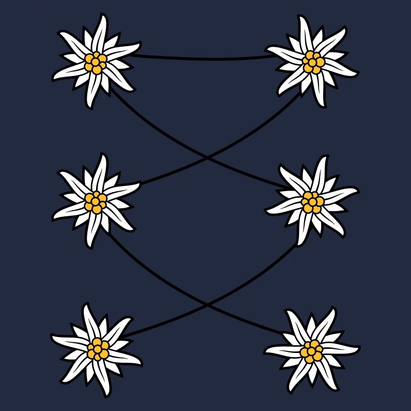 Tablier Dirndl Edelweiss