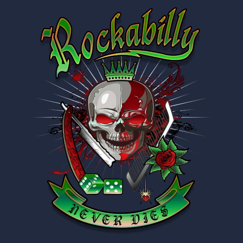 Rockabilly Skull