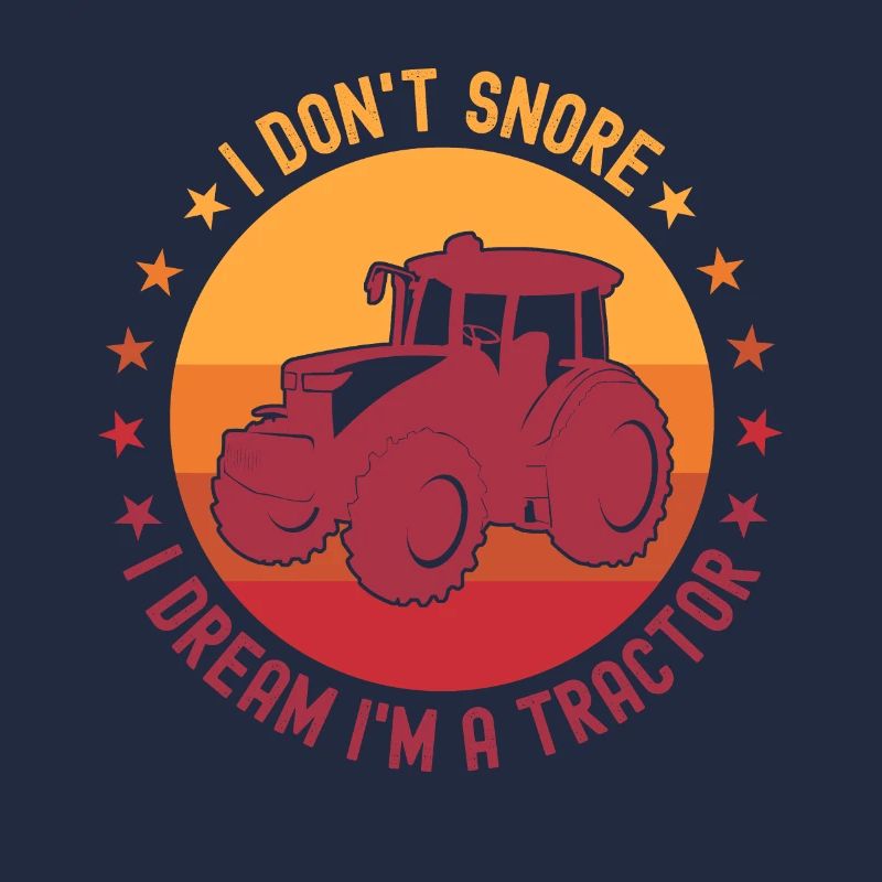 Ich schnarche nicht, ich träume, dass ich ein Traktor bin