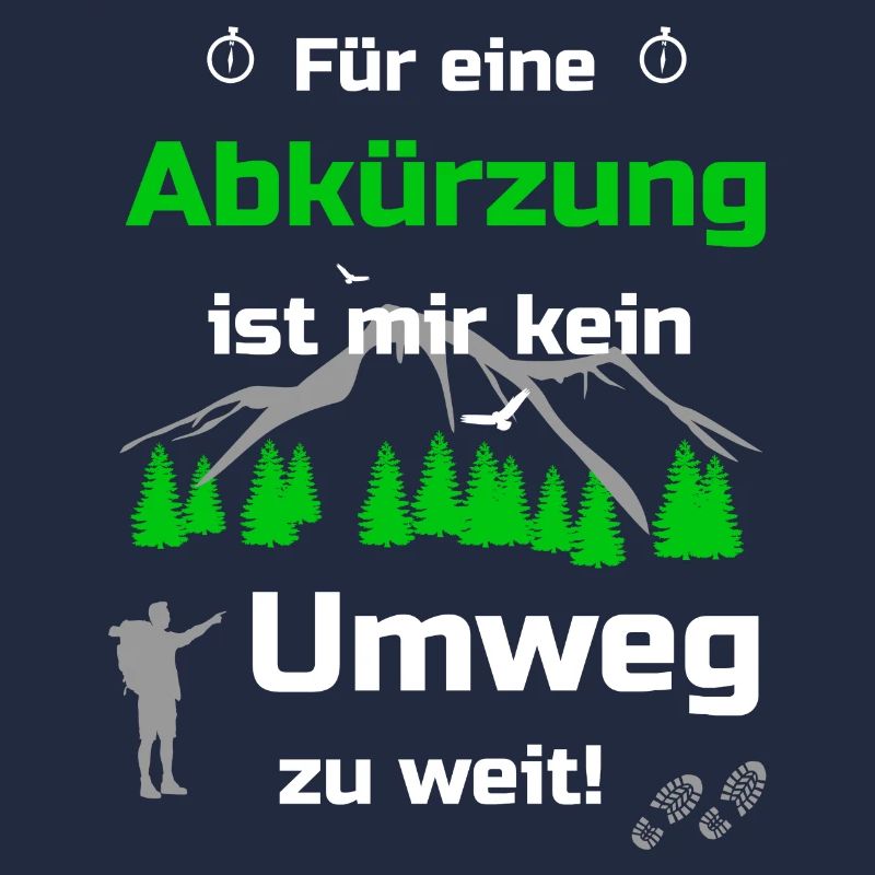 Wandern Spruch Geschenkidee