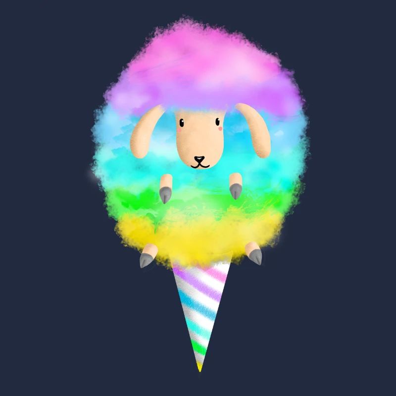 Cotton Candy Sheep