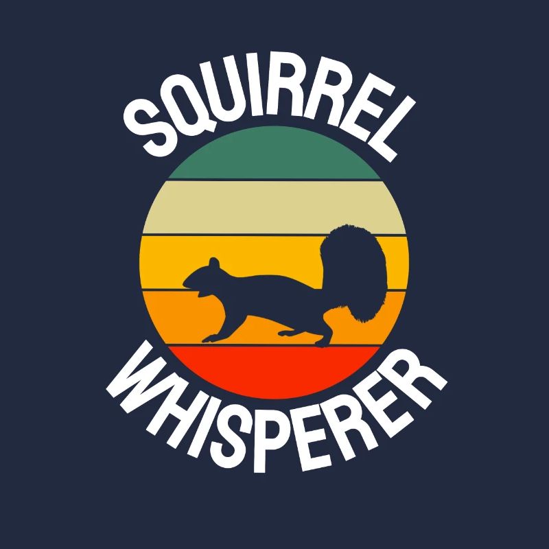 Retro Eichhörnchen Flüsterer